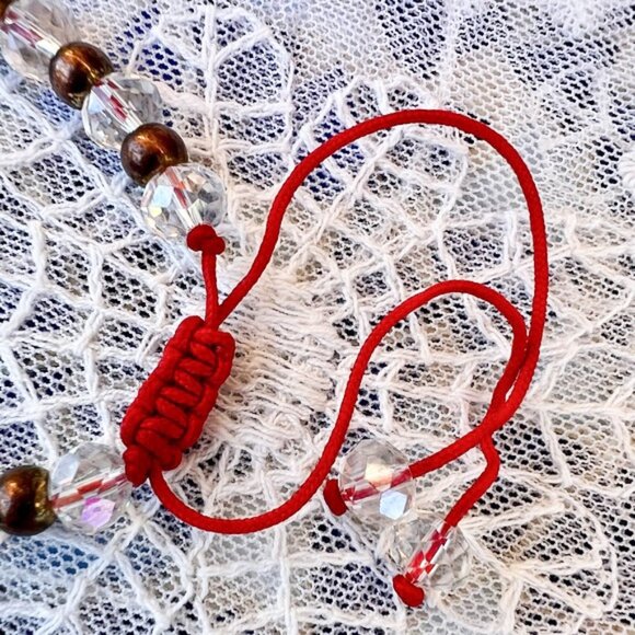 Colorful Evil Eye Beaded Macramé Bracelet - Picture 4 of 8